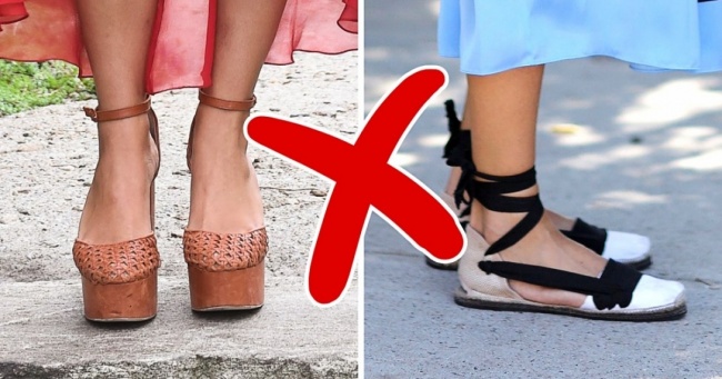 8 пар літнього взуття, яка шкодить вашим ніжкам