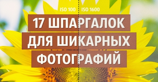 17 шпаргалок, які допоможуть робити шикарні фотографії