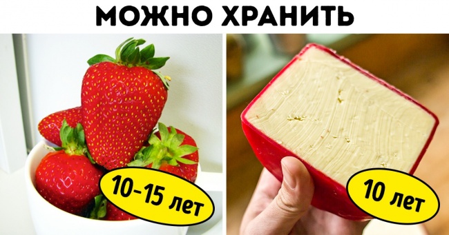 11 продуктів, термін придатності яких йде в нескінченність