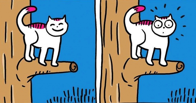 Художник малює милі комікси про котиків. Збережіть собі ці картинки, щоб рятуватися від поганого настрою