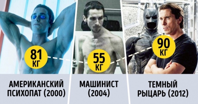 20 акторів, які фантастично змінилися заради мистецтва