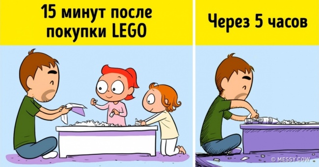 Мама двох доньок намалювала комікс про незабутній вечір, про який потайки мріють усі чоловіки