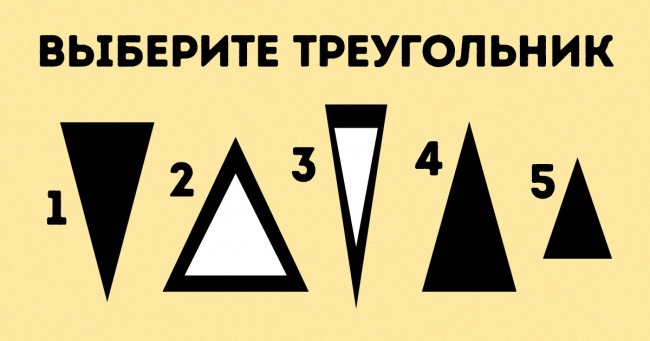 Трикутник, який ви виберете, розповість про ваших головних рисах