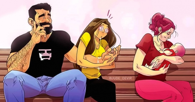 Подружжя з Ізраїлю малюють комікси про принади сімейного життя, і у них є чому повчитися