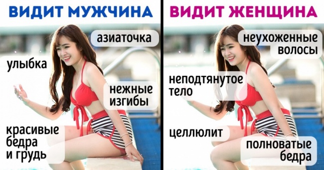 5 випадків, коли чоловіки і жінки дивляться на одне, але бачать різне