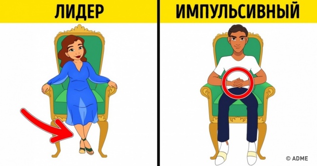 Виберіть позу, в якій любите сидіти, а ми розповімо все про ваш характер