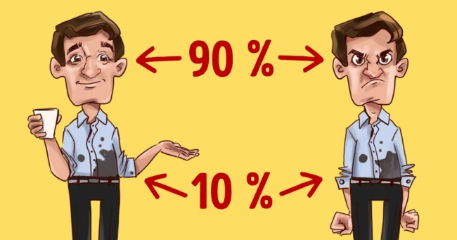 Простий принцип 90/10, який впливає на все наше життя