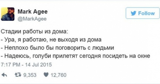 15 влучних картинок про те, як живуть фрілансери і офісні працівники