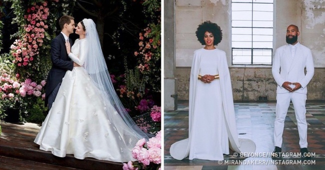 12 найбільш пам'ятних нарядів, в яких знаменитості виходили заміж